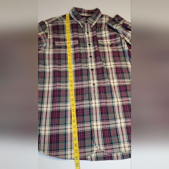 Polo Ralph Lauren Vintage Plaid Woodsman Work Shirt Long Sleeve Button Down - Picture 7 of 7